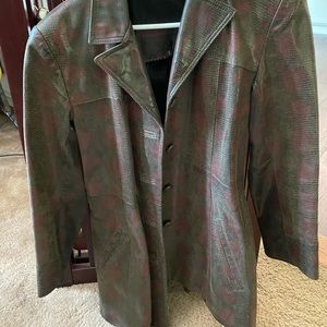 Vintage leather coat